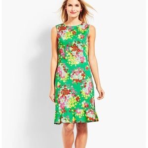 Talbots ( Black Label)Springtime Floral Dress.    Size 12P
